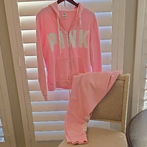 PINK Victoria's Secret 2 Pc Jogger Set